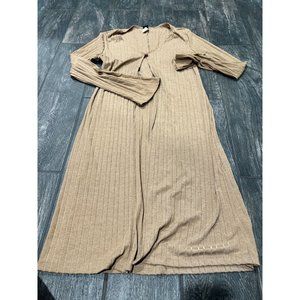 GENTLY USED PER SECTION LONG OPEN CARDIGAN- MEDIUM